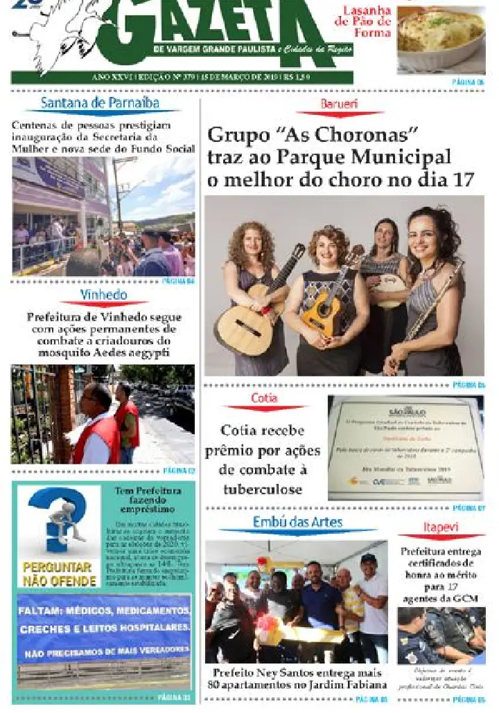 Jornal Gazeta de Vargem Grande Paulista ed 379