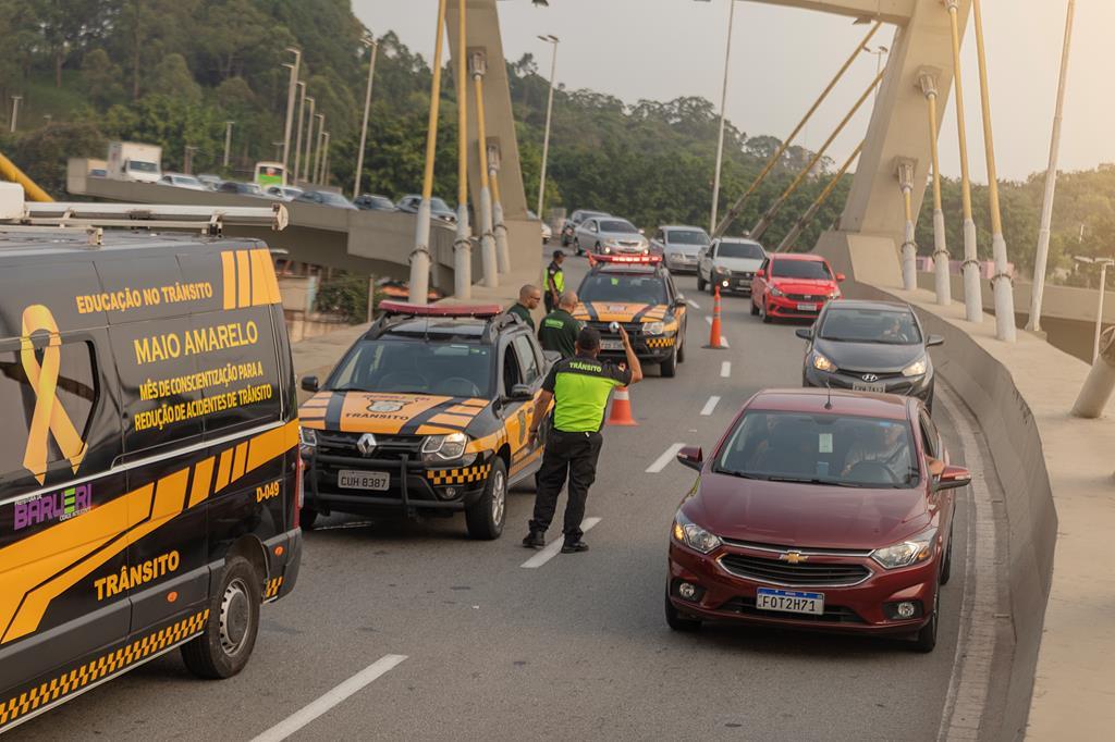 Semurb realiza ações do Maio Amarelo em vários pontos da cidade