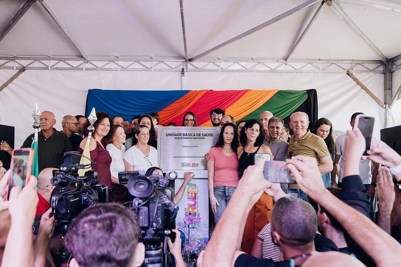 Mais uma obra entregue: Ex-prefeito Rubens Furlan, ao lado do prefeito Beto Piteri inauguram UBS do Jardim do Líbano em Barueri