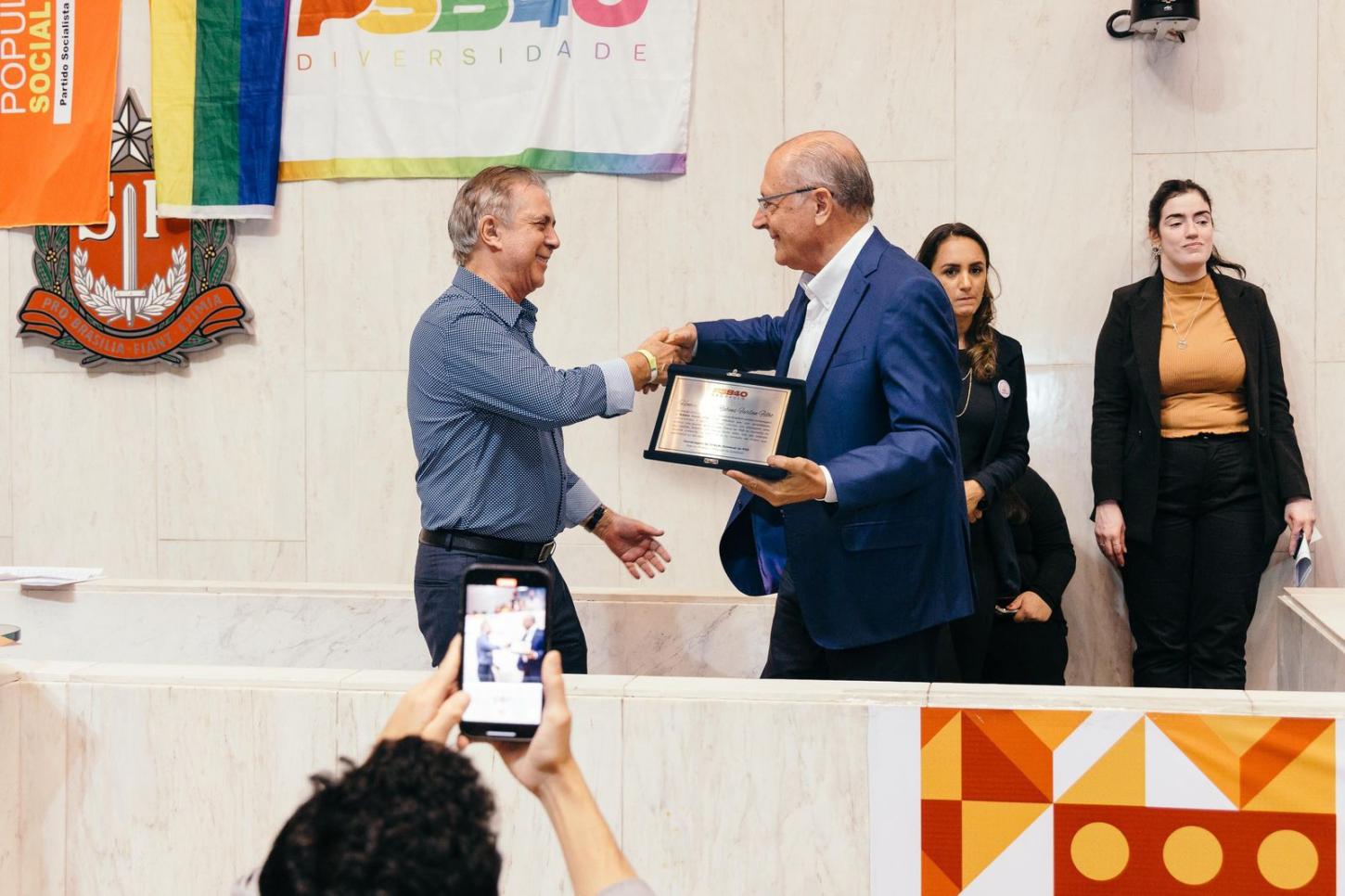 Ex-Prefeito Rubens Furlan recebe homenagem do Vice-presidente da República Geraldo Alckmin ao líder político Rubinho Furlan que nos deixou precocemente